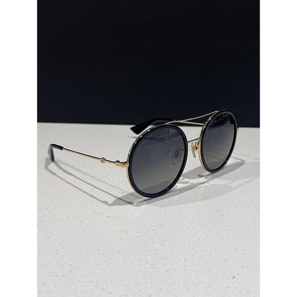 GUCCI GG0061S black round sunglasses NEW - Picture 4 of 11